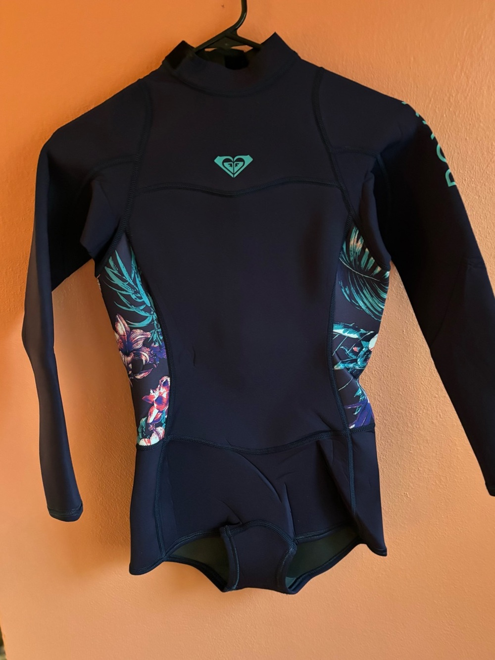 Roxy Syncro Series 2:2 Floral-Panel Wetsuit One-Piece - Picture 5 of 9